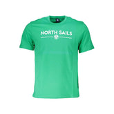 North Sails Green Cotton T-Shirt -   -  North Sails.